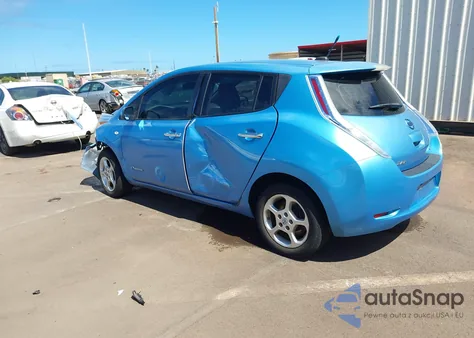 2011 Nissan Leaf Sv z USA, uszkodzony, nr VIN JN1AZ0CPXBT001082